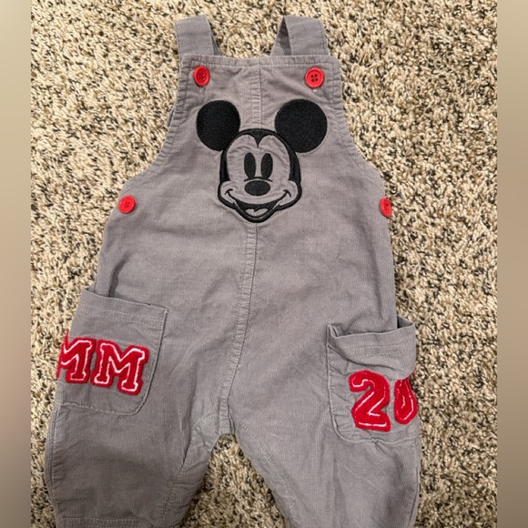 Disney Baby Mickey Mouse Corduroy Overalls - Picture 3 of 7